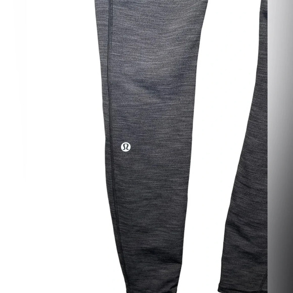 Lululemon Speed Up Tight *Full-On Luxtreme Brushed 28"Heathered Black Size 4 - Picture 9 of 14